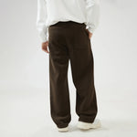 Baggy Mid-Wiast Solid Pants for Men Image