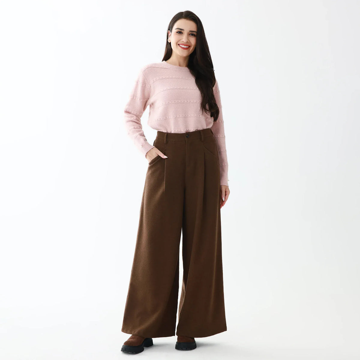 Elegant Plain Pants for Women Image