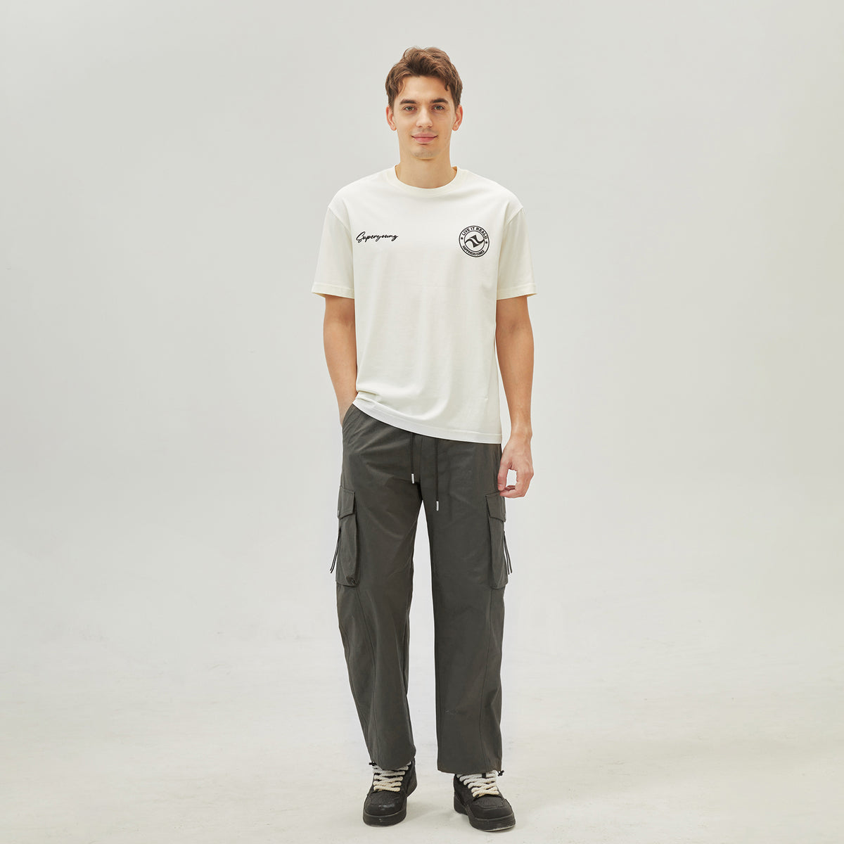 بنطال كاجوال ساده للرجال