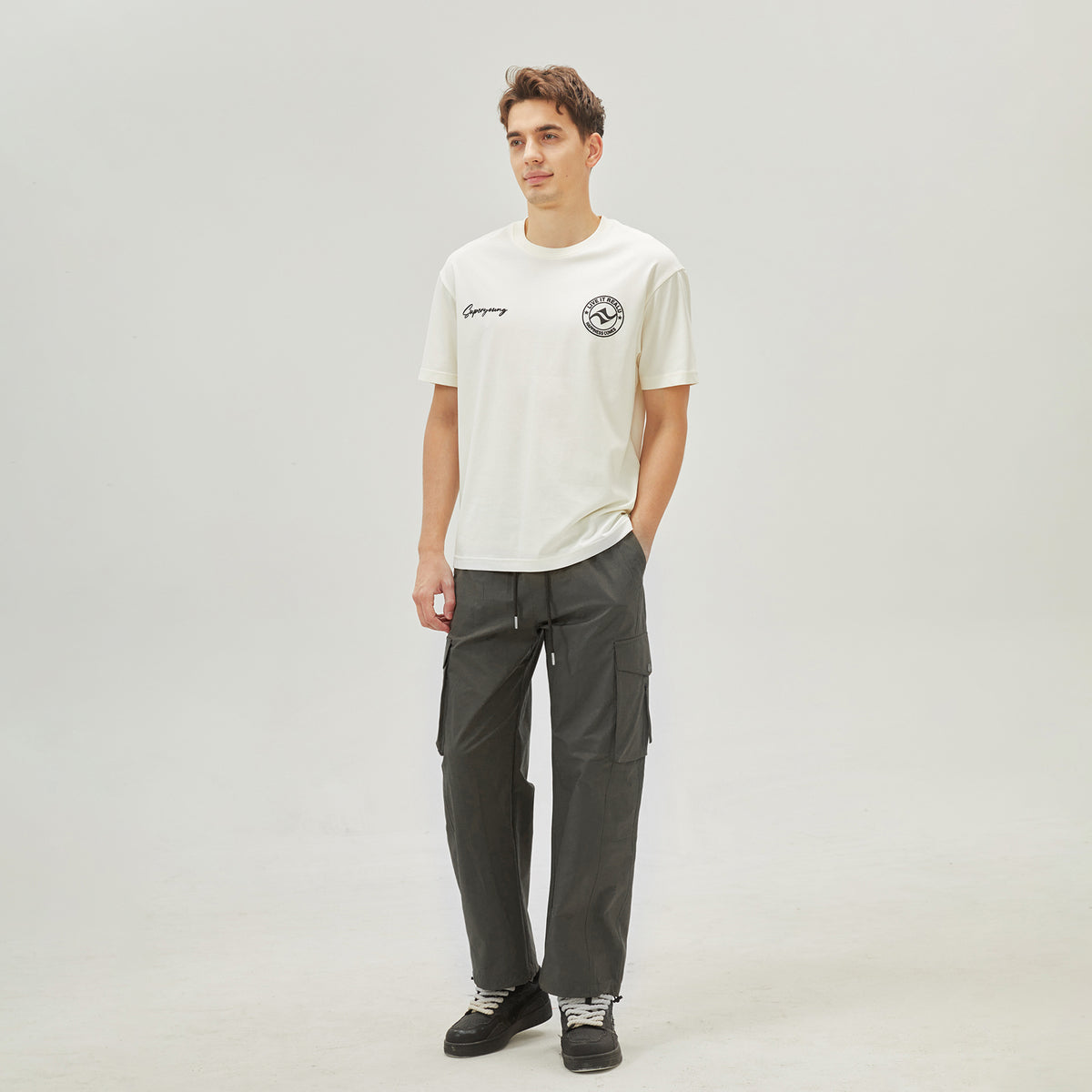 بنطال كاجوال ساده للرجال