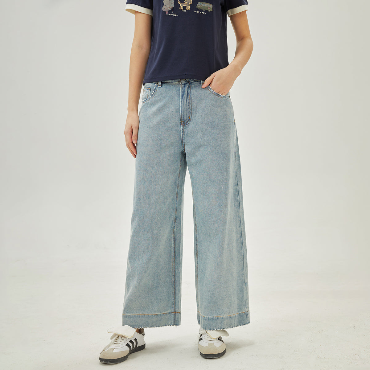 بنطال جينز كاجوال للنساء