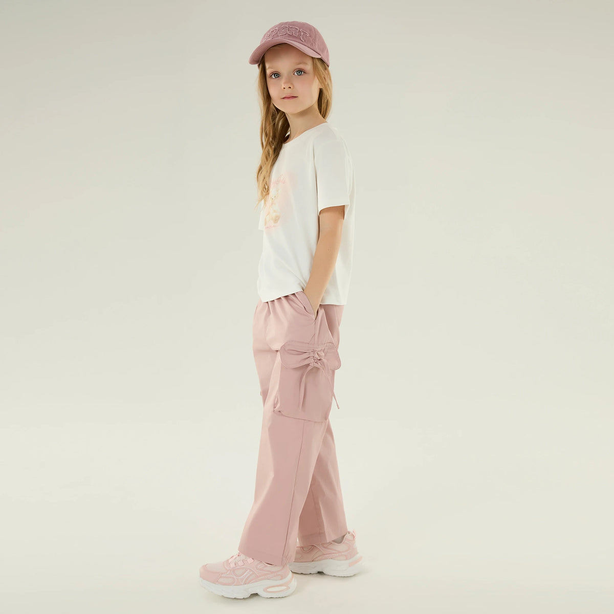 بنطال كاجوال ساده للبنات