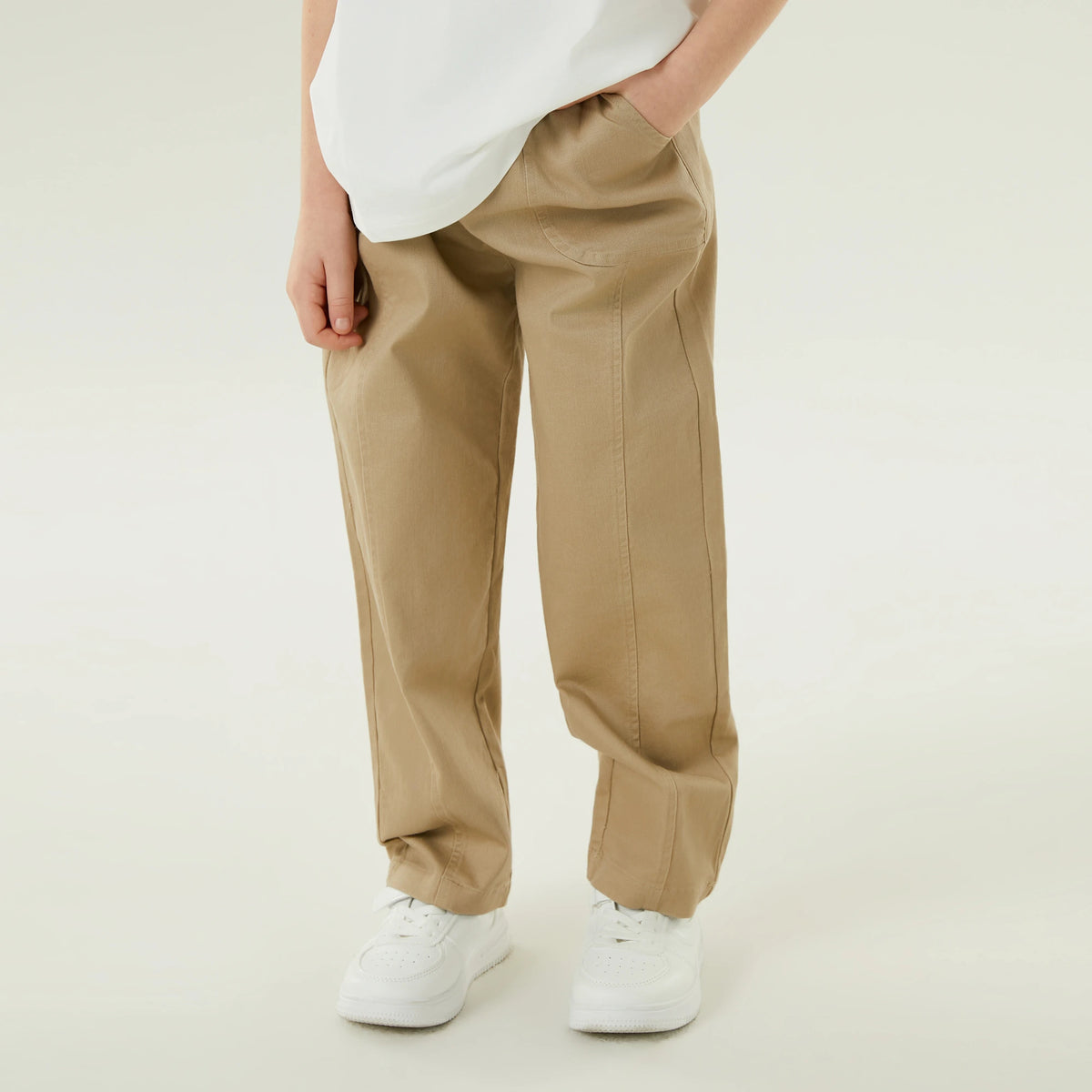 Badge Casual Pants for Boys