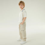 Badge Casual Pants for Boys