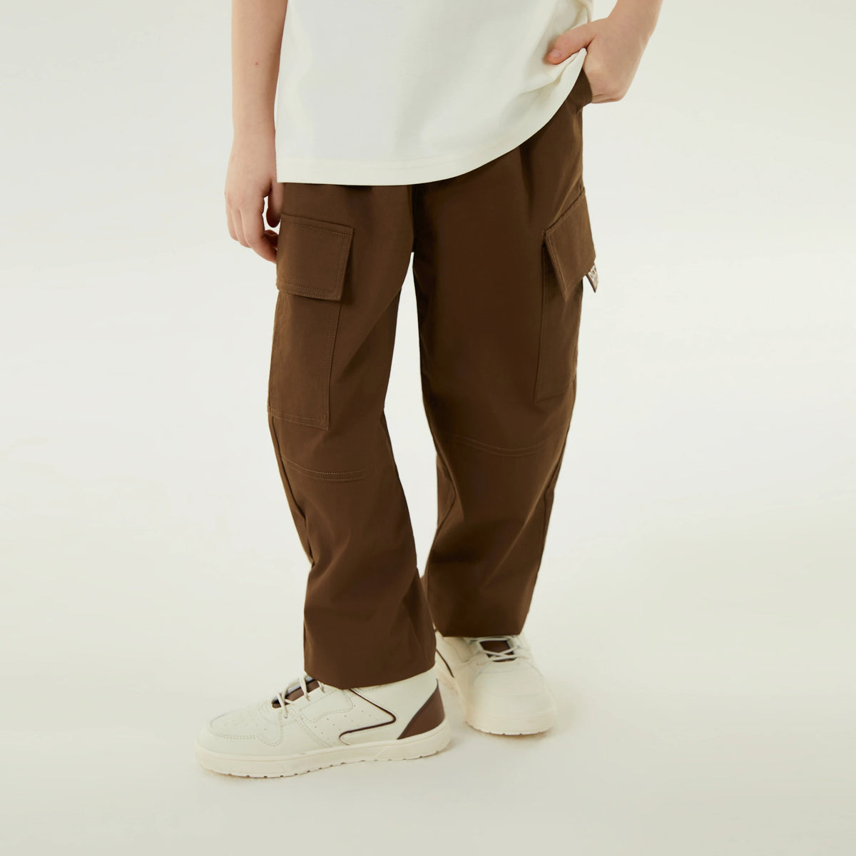 Badge Casual Pants for Boys