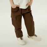 Badge Casual Pants for Boys