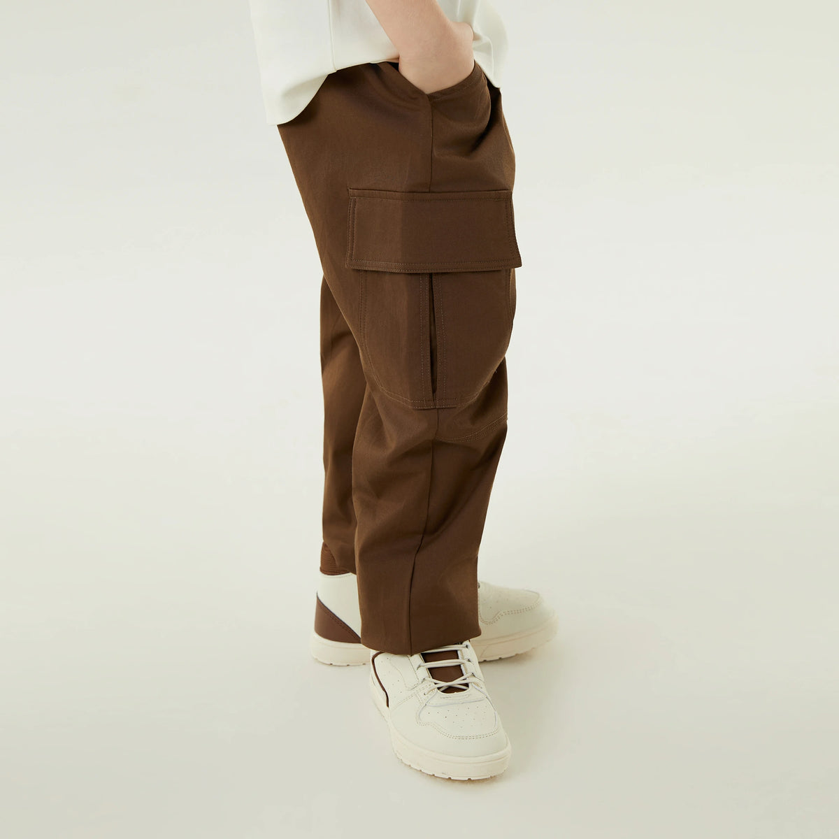 Badge Casual Pants for Boys