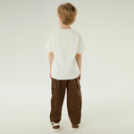 Badge Casual Pants for Boys