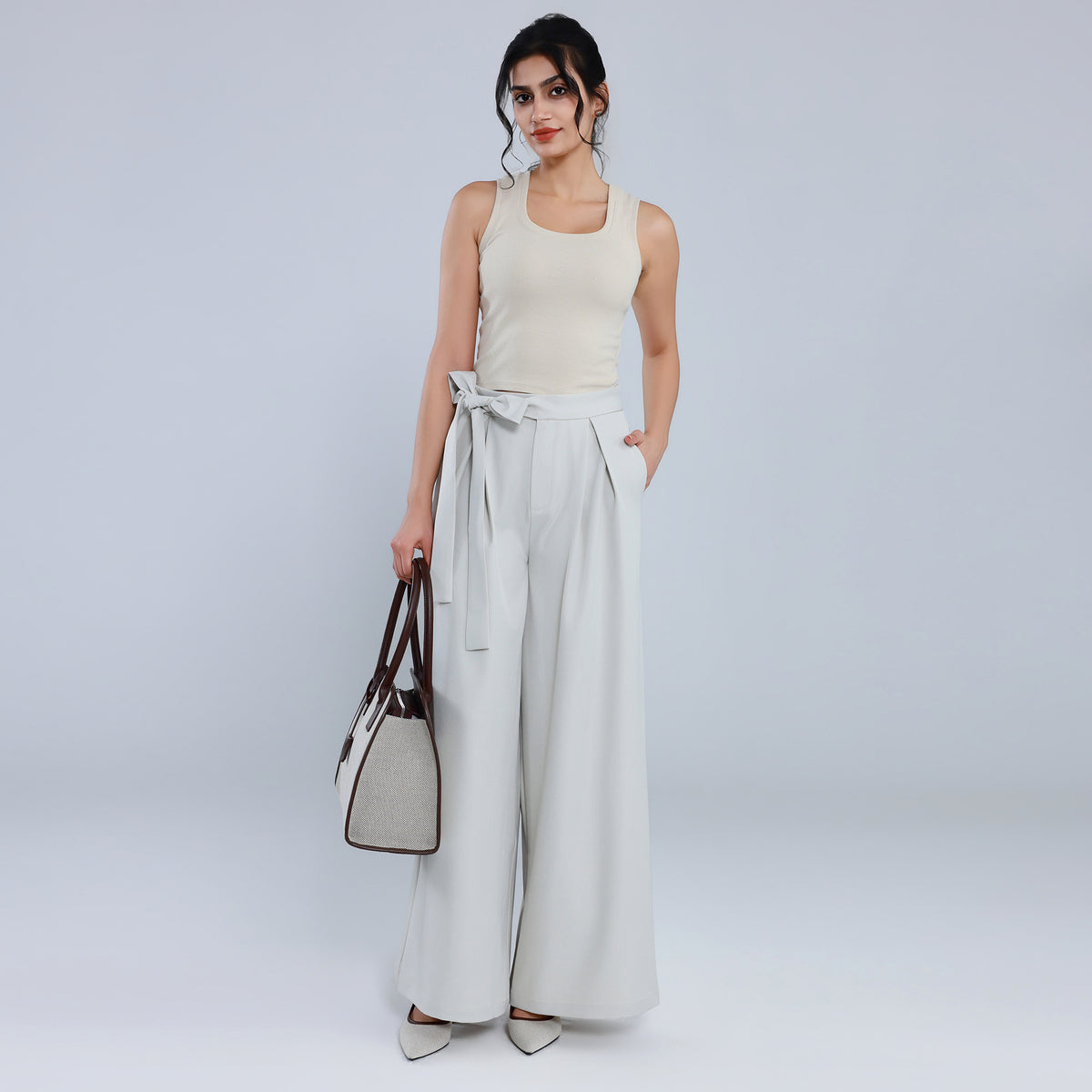 Elegant Plain Pants for Women