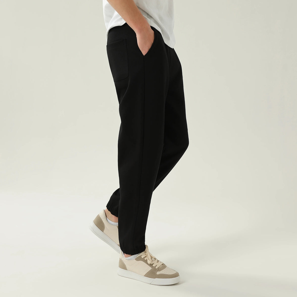 بنطال كاجوال مزين بطباعة للرجال