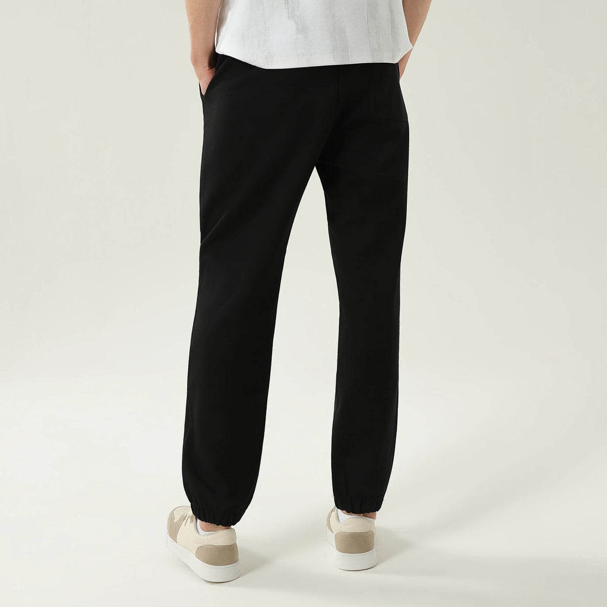 بنطال كاجوال مزين بطباعة للرجال