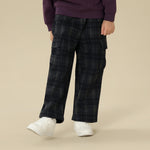 Checked Pants For Girls