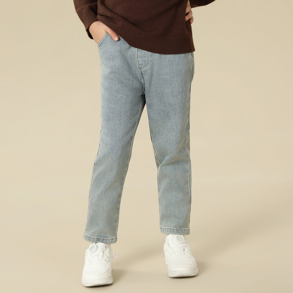 Washed Jeans Pants For Girls