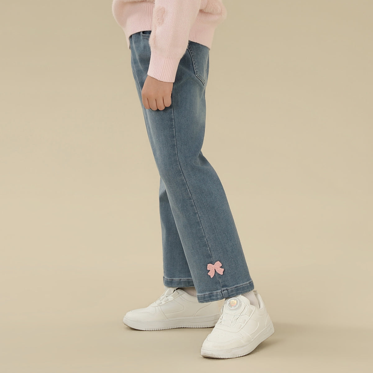 Washed Jeans Pants For Girls