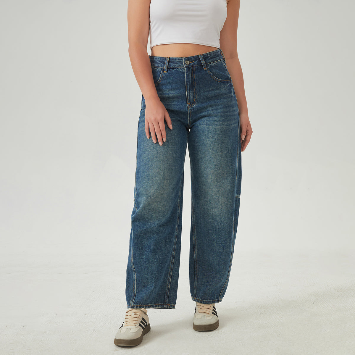 Washed Jeans Pants For Women