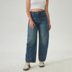 Washed Jeans Pants For Women