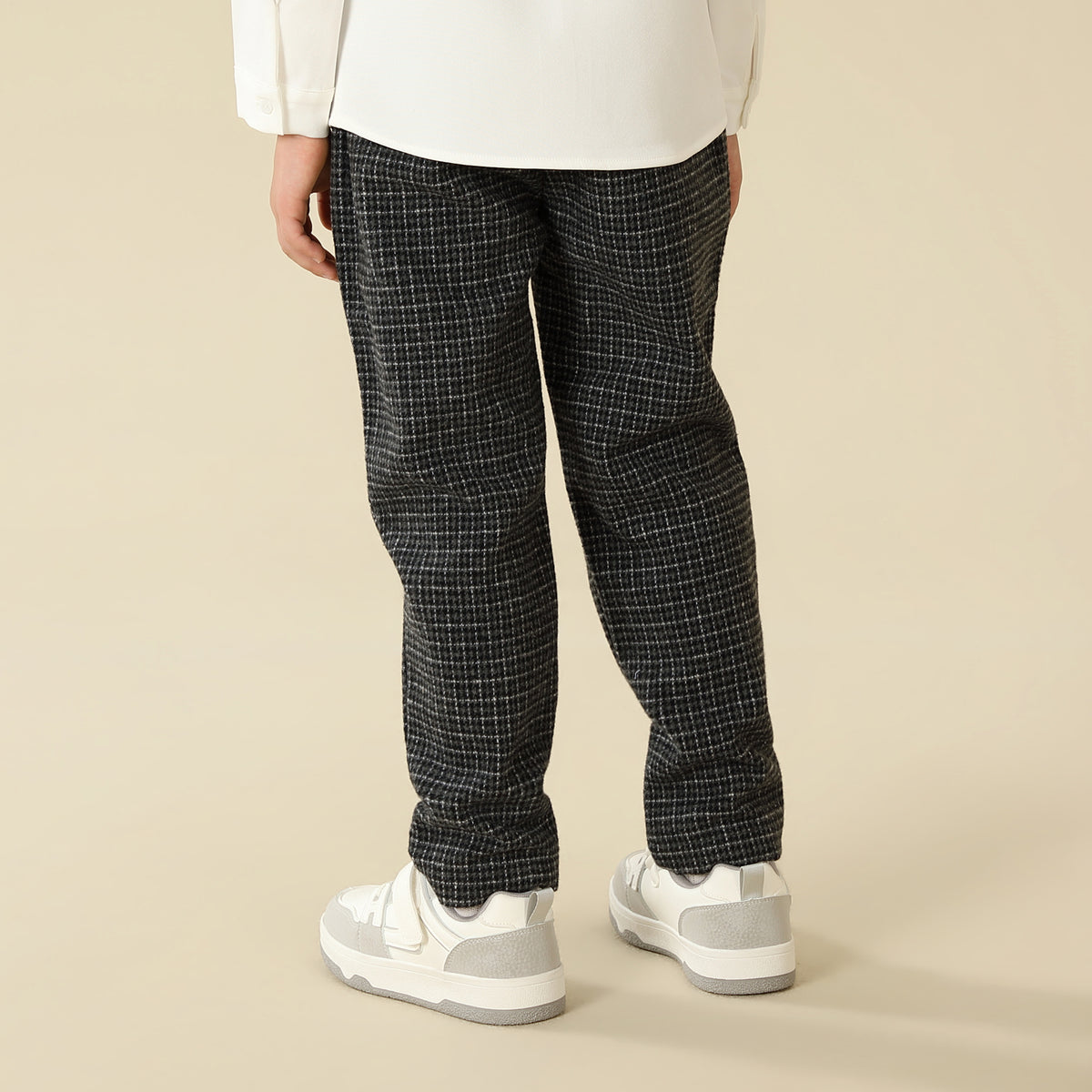 Checked Pants For Boys
