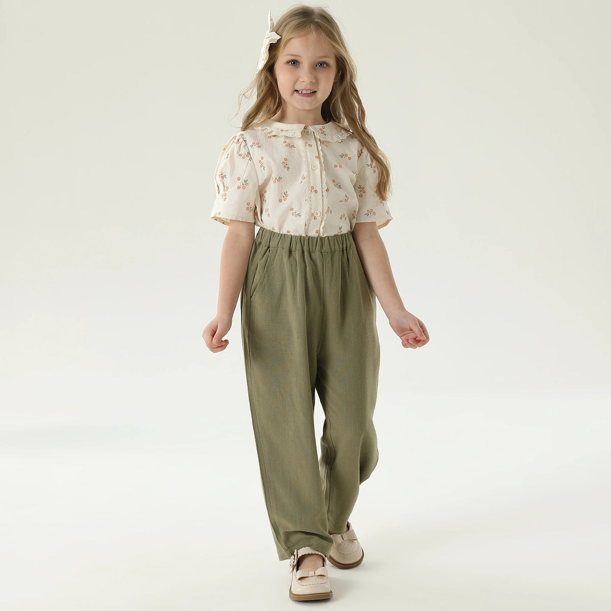 بنطال كاجوال ساده للبنات