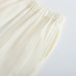 بنطال سادة بخصر مطاطي للمواليد الأولاد