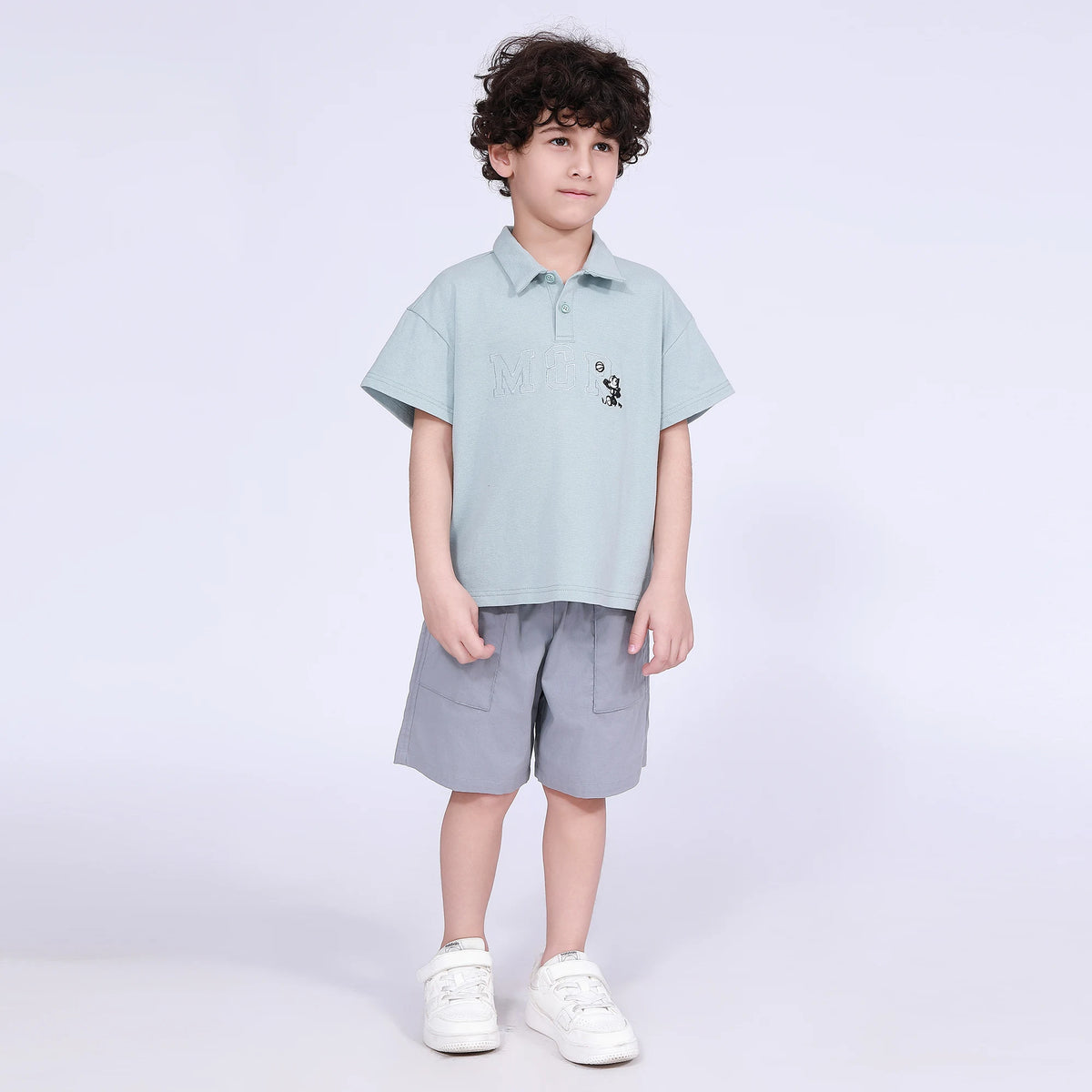 Embroidery Polo Shirt for Boys Image