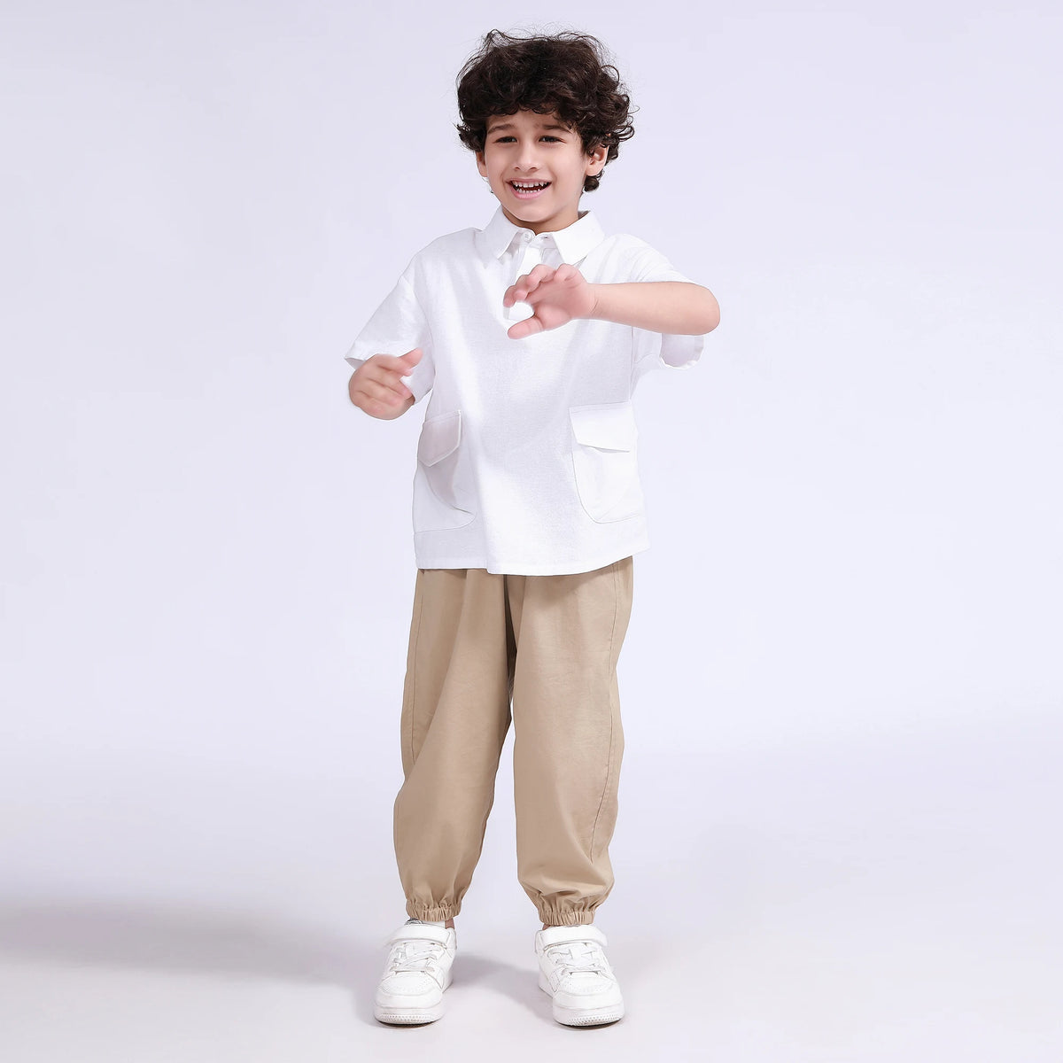 Printed Polo Shirt for Boys Image