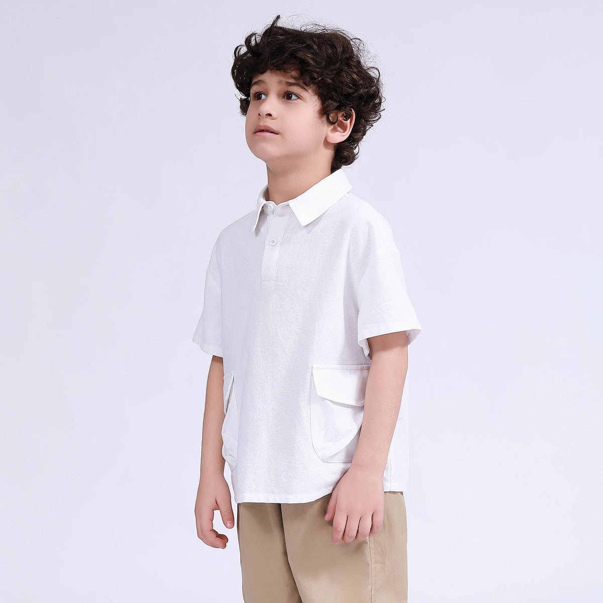 Printed Polo Shirt for Boys Image