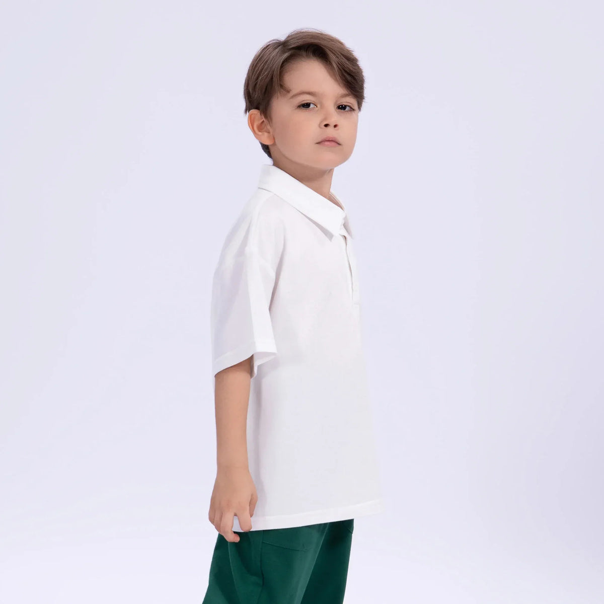 Printed Casual Polo Shirt for Boys Image
