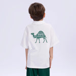 Printed Casual Polo Shirt for Boys Image