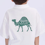 Printed Casual Polo Shirt for Boys Image