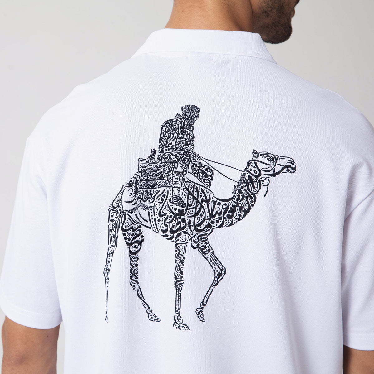 Printed Casual Polo Shirt for Men Image