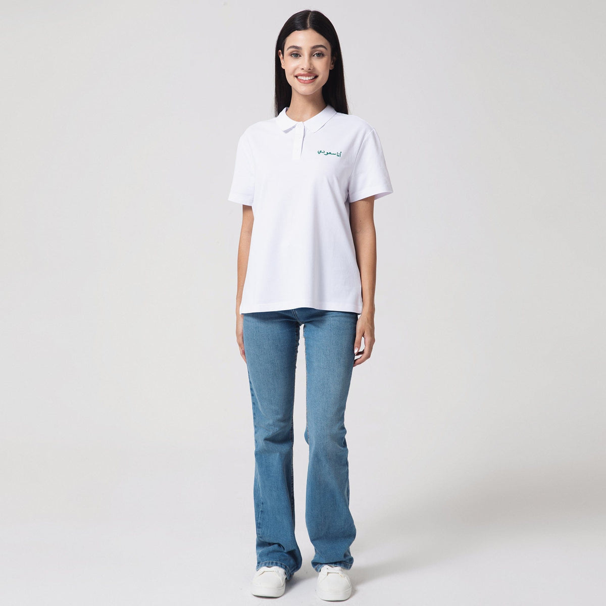 Printed Casual Polo Shirt for Women Image