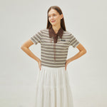 بولوشيرت مخطط للنساء