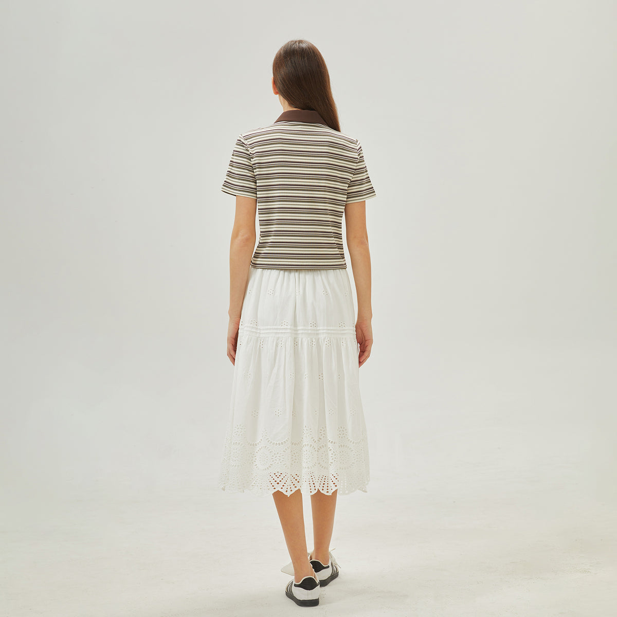 بولوشيرت مخطط للنساء