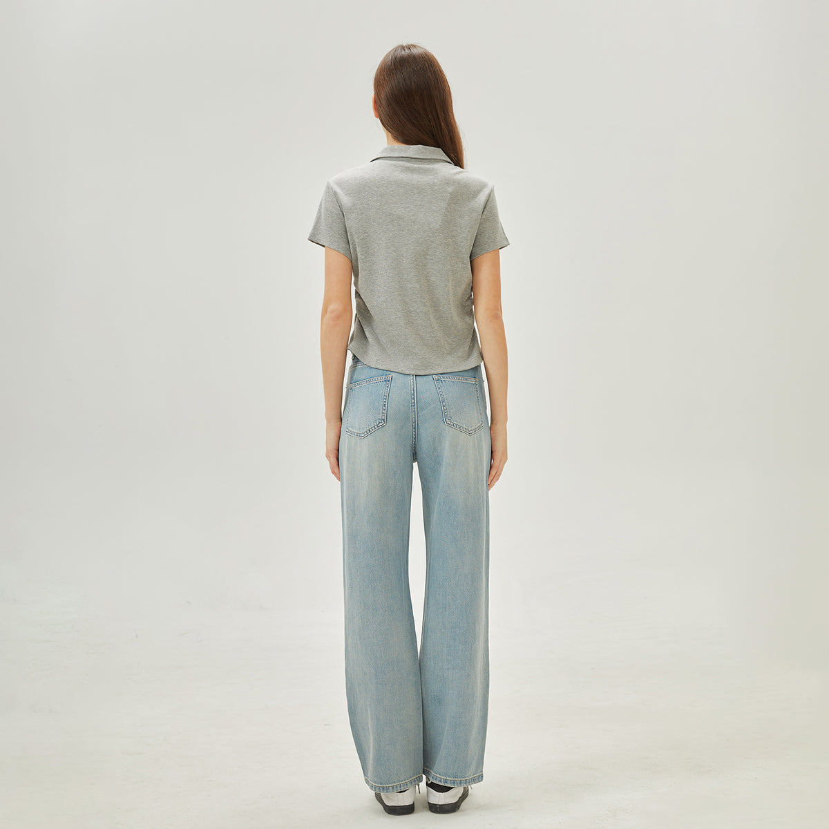 بولوشيرت كاجوال مطرز للنساء