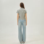 بولوشيرت كاجوال مطرز للنساء