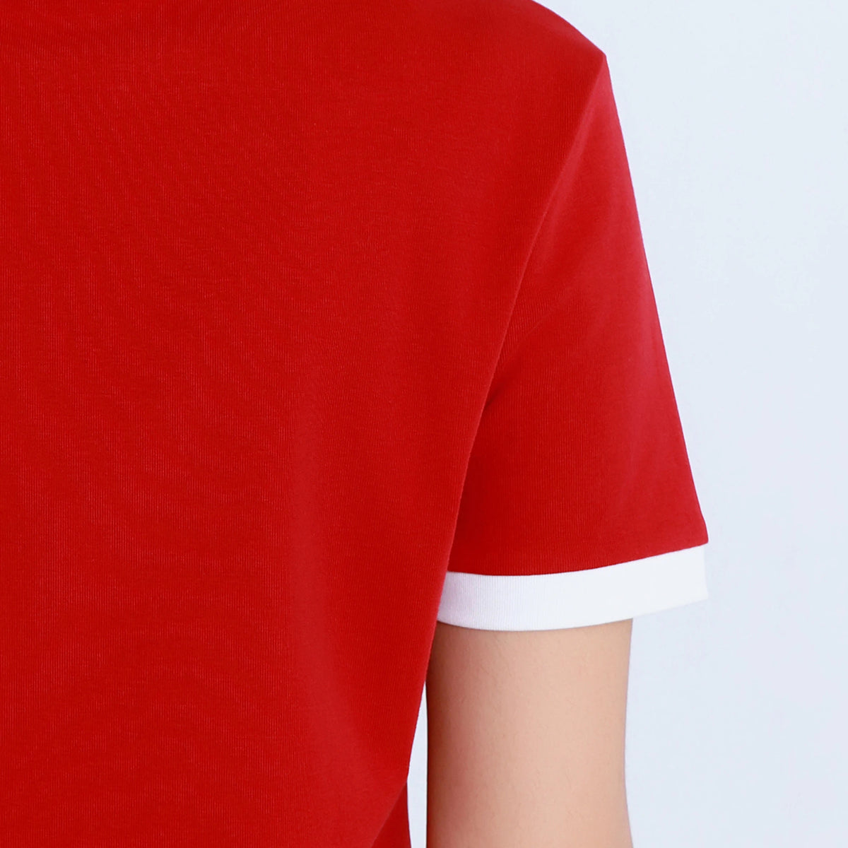 تيشيرت بولو كاجوال بألوان متداخلة للنساء