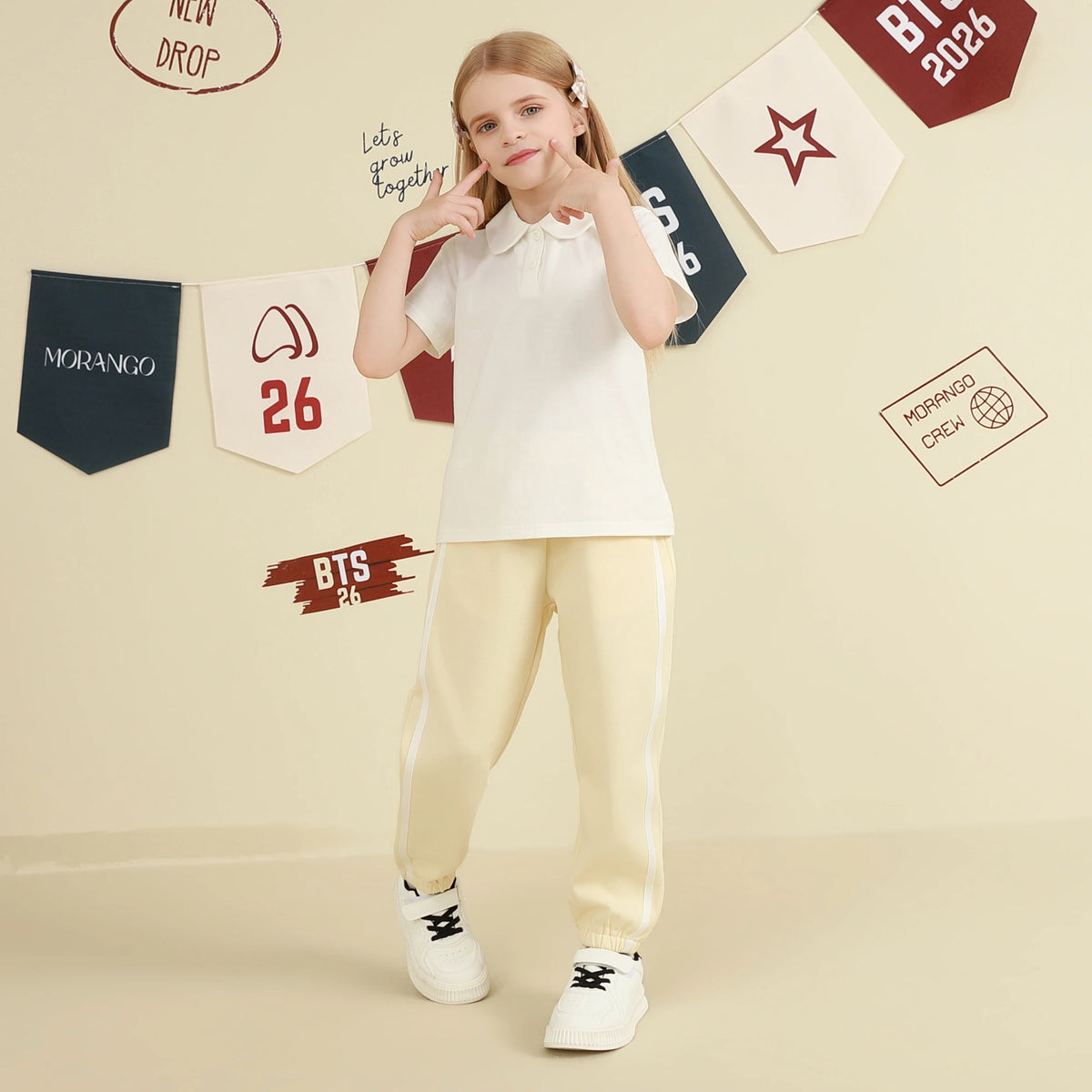 Plain Polo Shirt For Girls