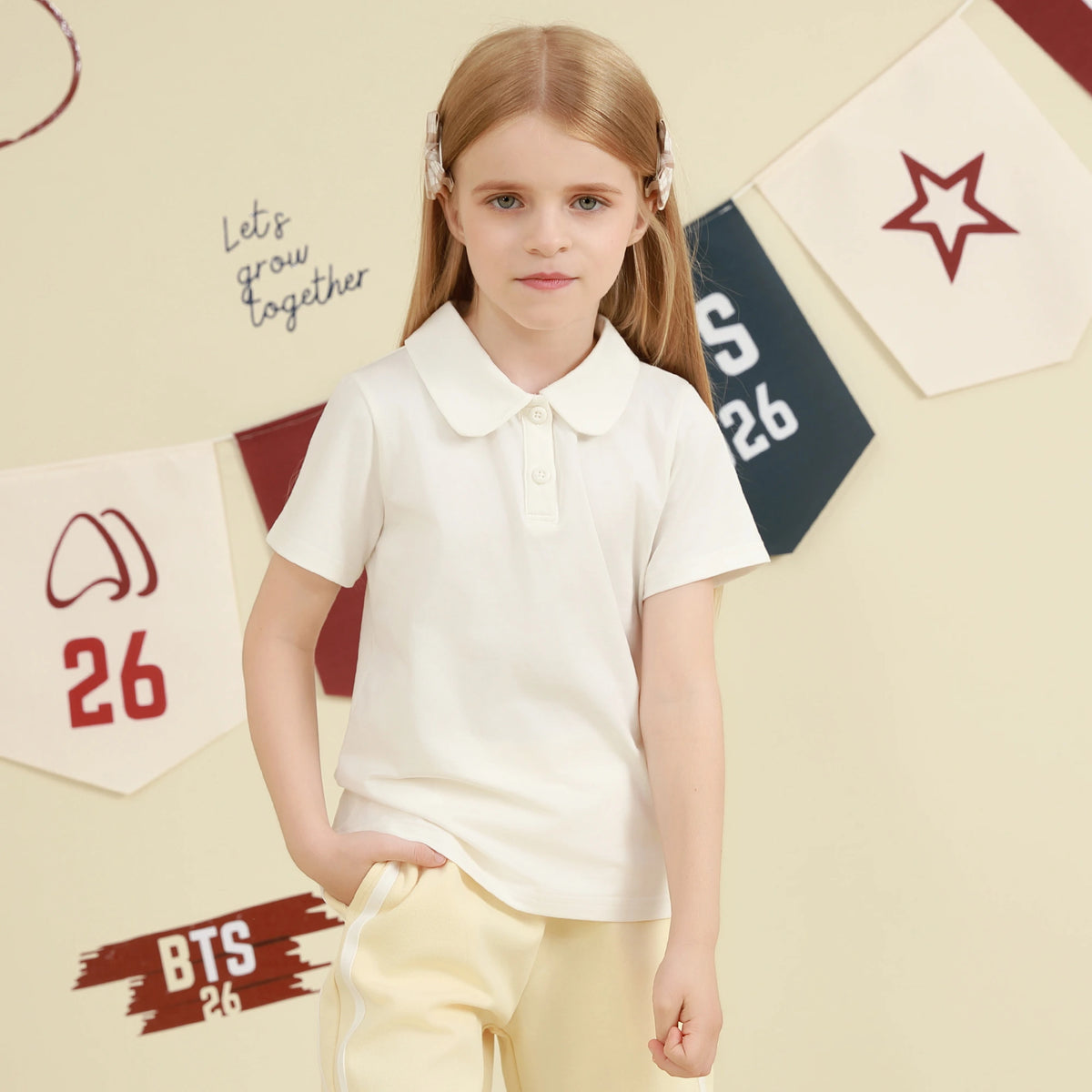 Plain Polo Shirt For Girls
