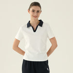 بولوشيرت نسائي بألوان متداخلة