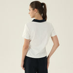 بولوشيرت نسائي بألوان متداخلة