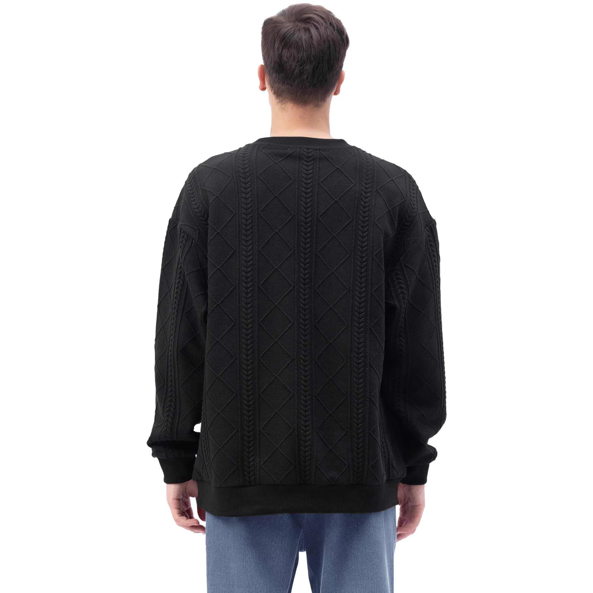 Jacquard Casual Pullover For Men