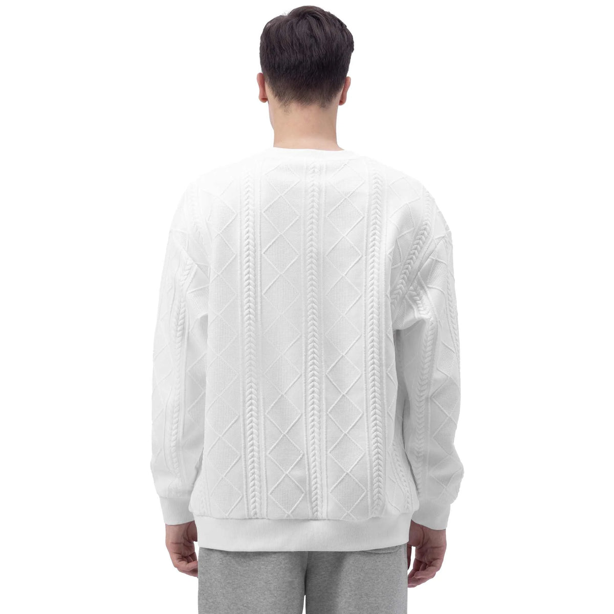 Jacquard Casual Pullover For Men