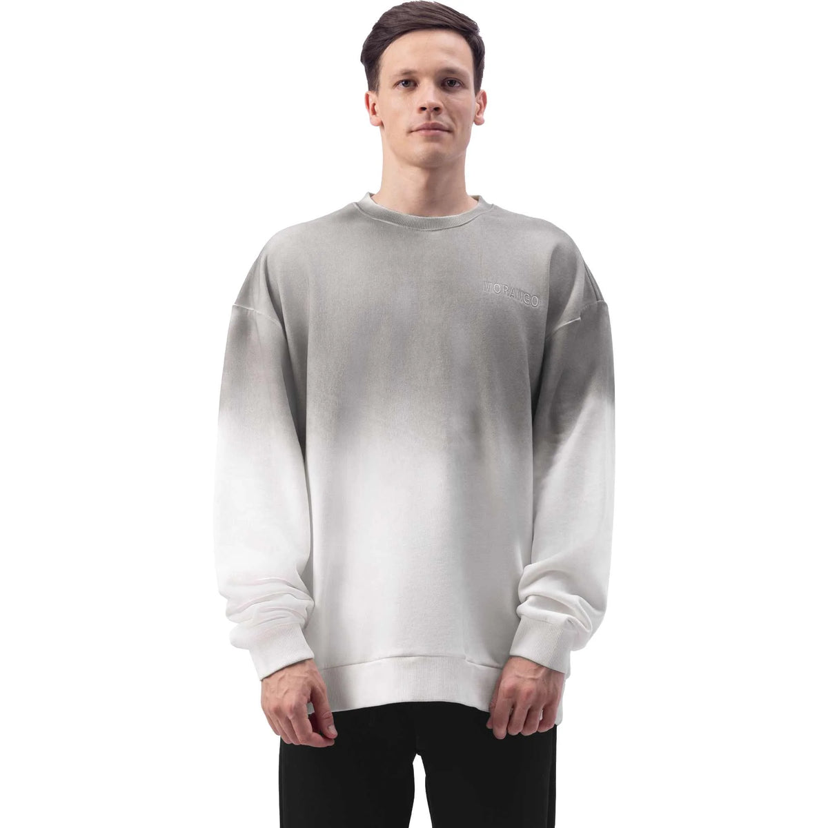 Dip-Dye Casual Pullover For Men