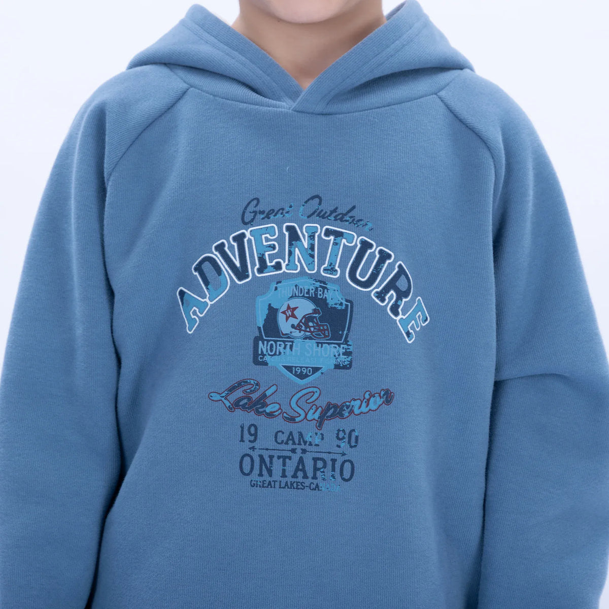 Casual Printed Hoodie for Boys Image