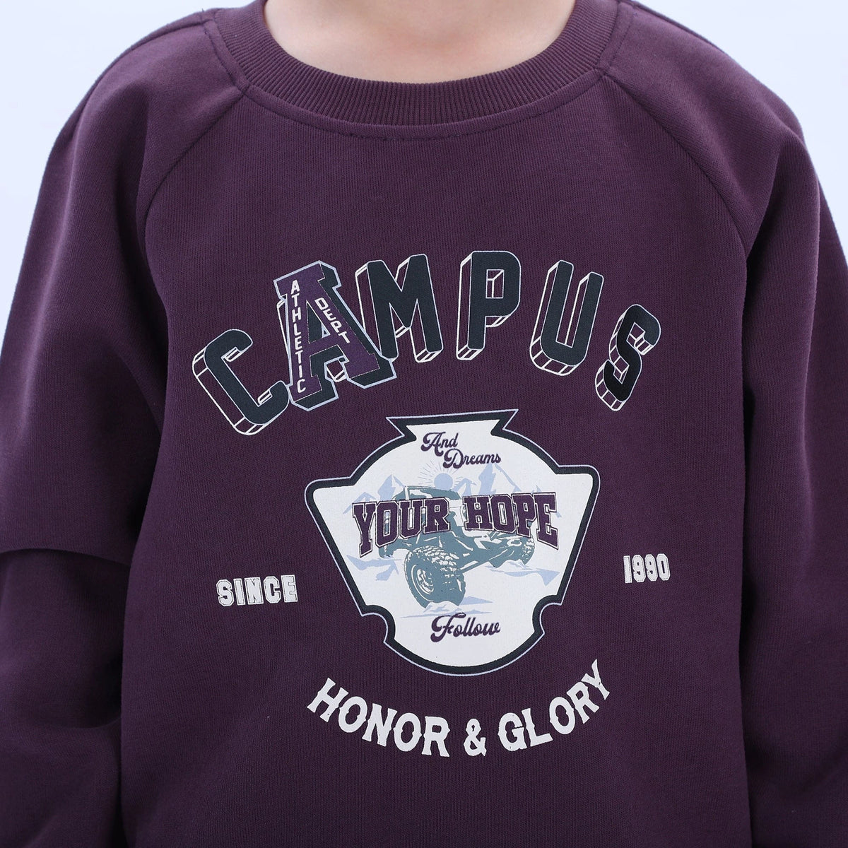 Casual Printed Sweatshirt for Boys Image
