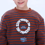 Casual Striped Sweatshirt for Boys Image