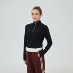 Black Embroidery Sweatshirt for Women Image