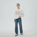Embroidery Sweatshirt for Women Image
