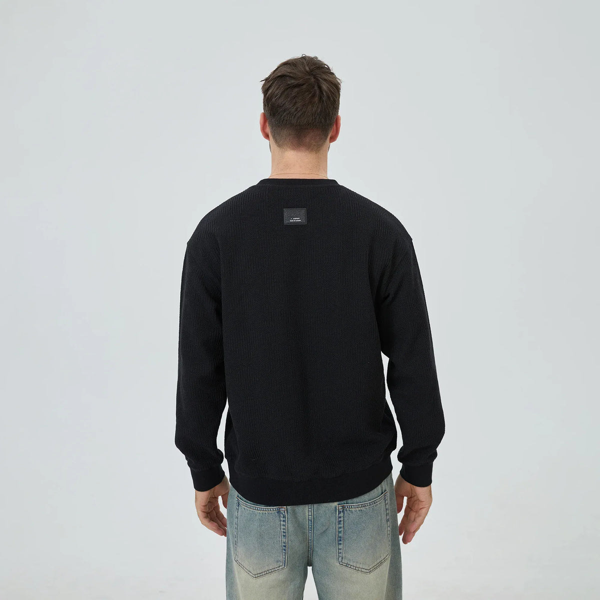 Jacquard Sweatshirt for Men Image