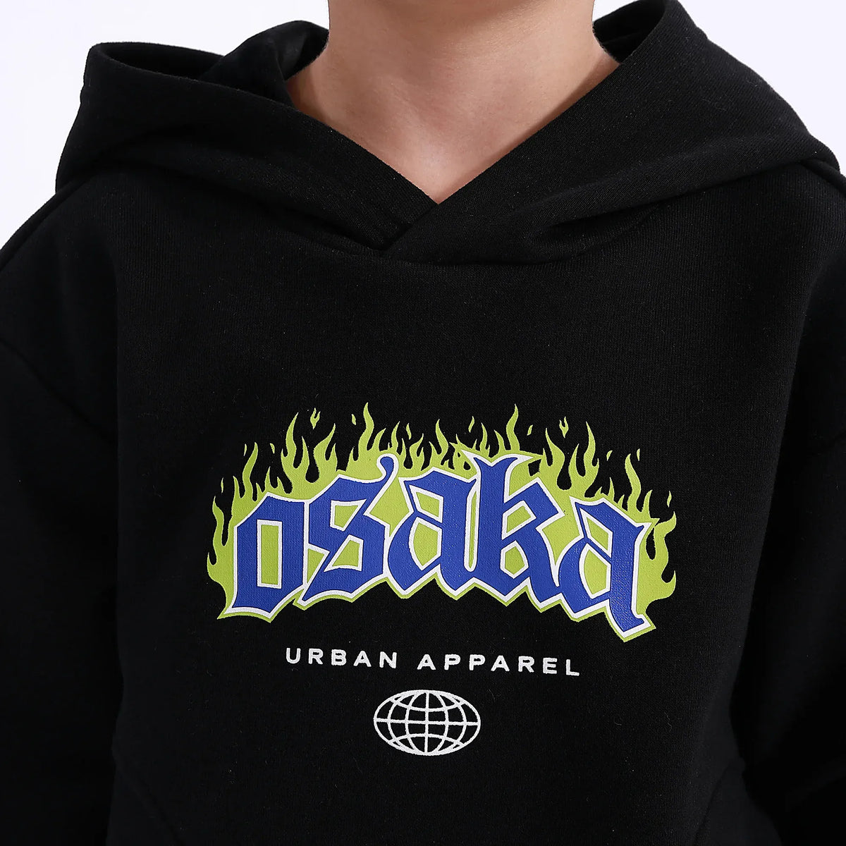 Casual Printed Hoodie for Boys Image
